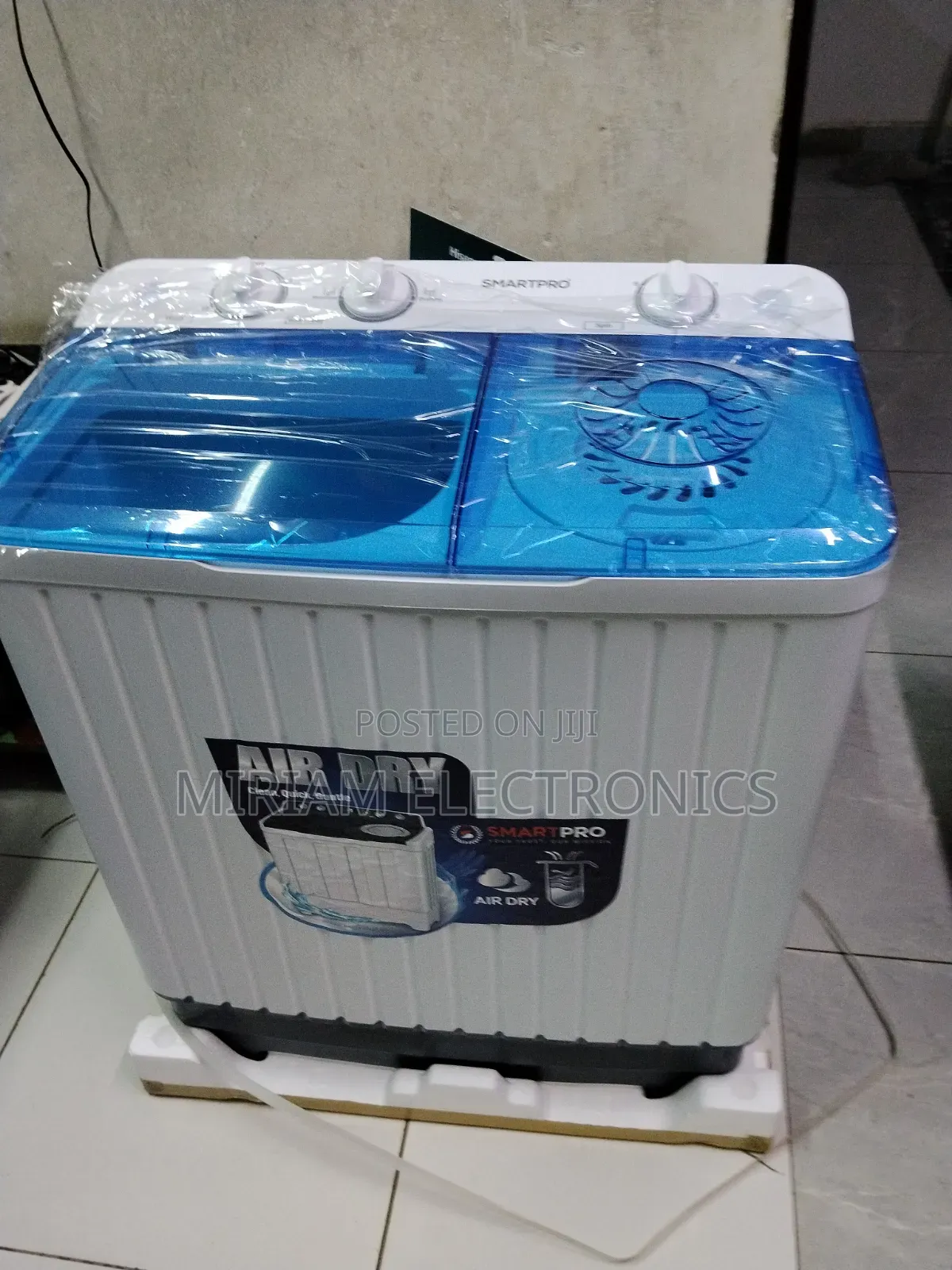 Smartpro 8kg Top Twin Tub Washing Machine