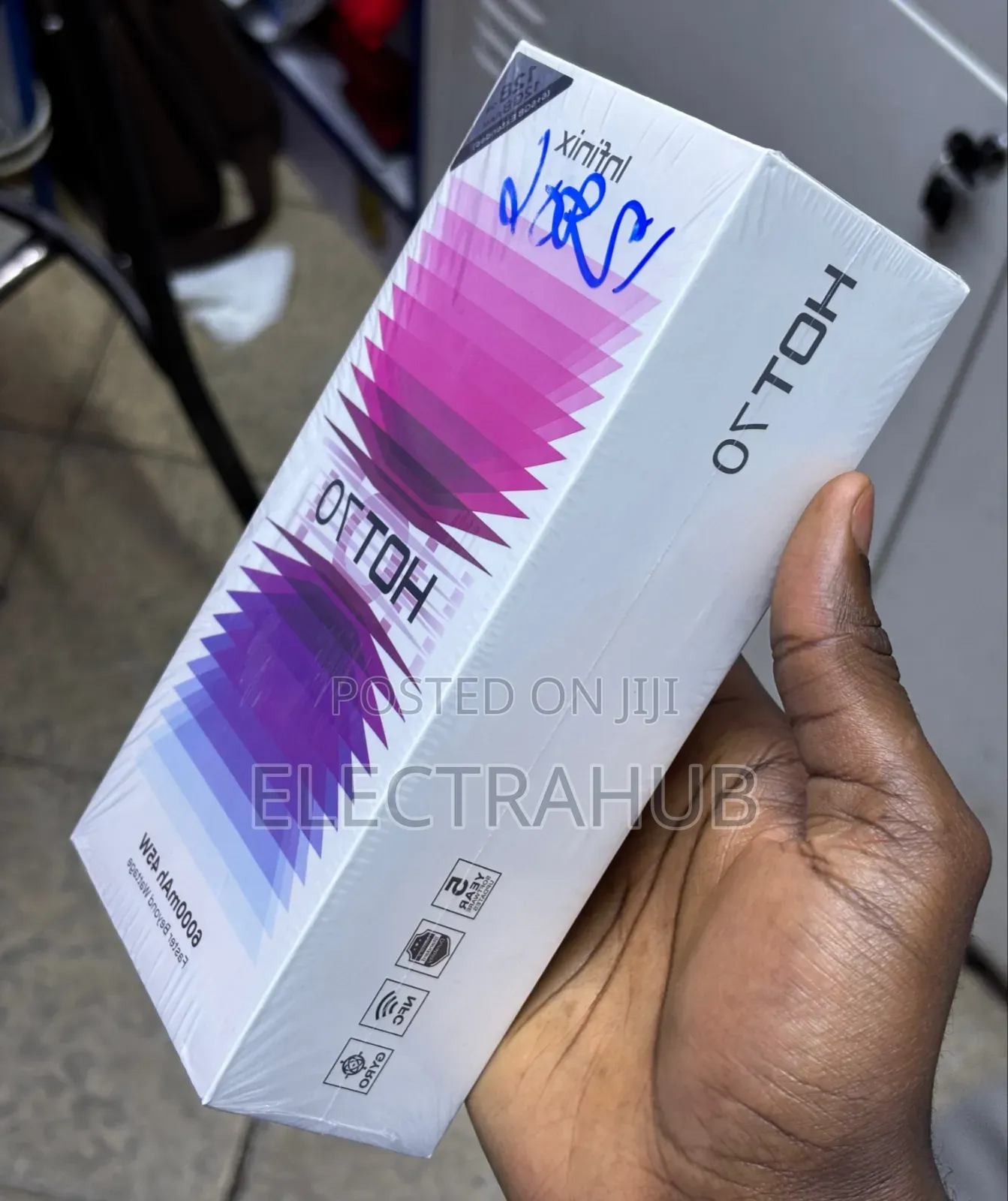 New Infinix Hot 70 128 GB Black
