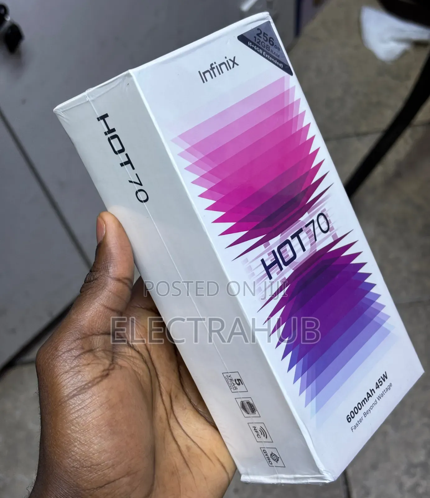 New Infinix Hot 70 256 GB Black