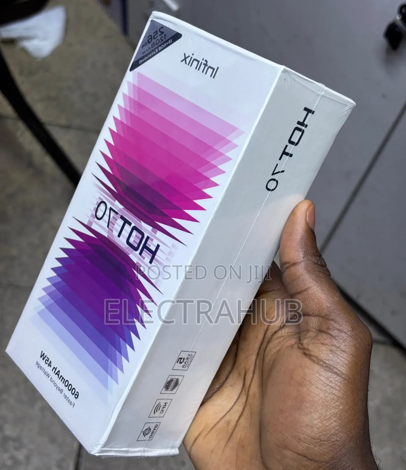 New Infinix Hot 70 256 GB Black