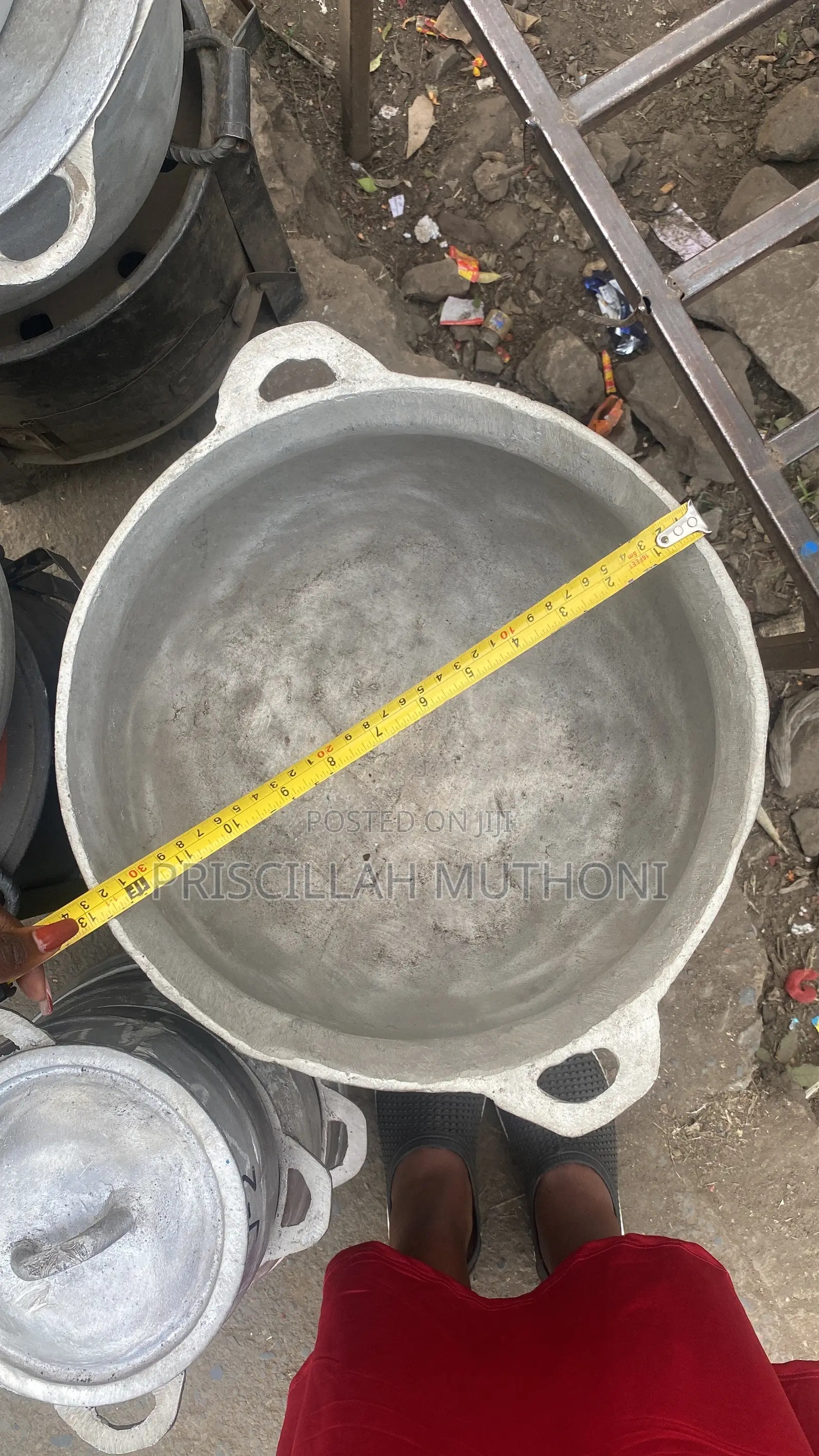 Heavy Duty Cast Aluminum Sufuria
