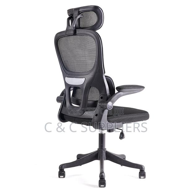Swivel Ergonomic Chair With Flip Arm's - thumbnail 4