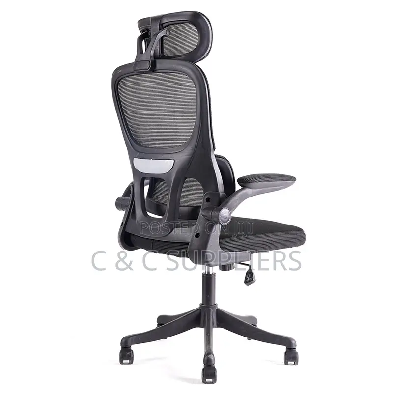 Swivel Ergonomic Chair With Flip Arm's