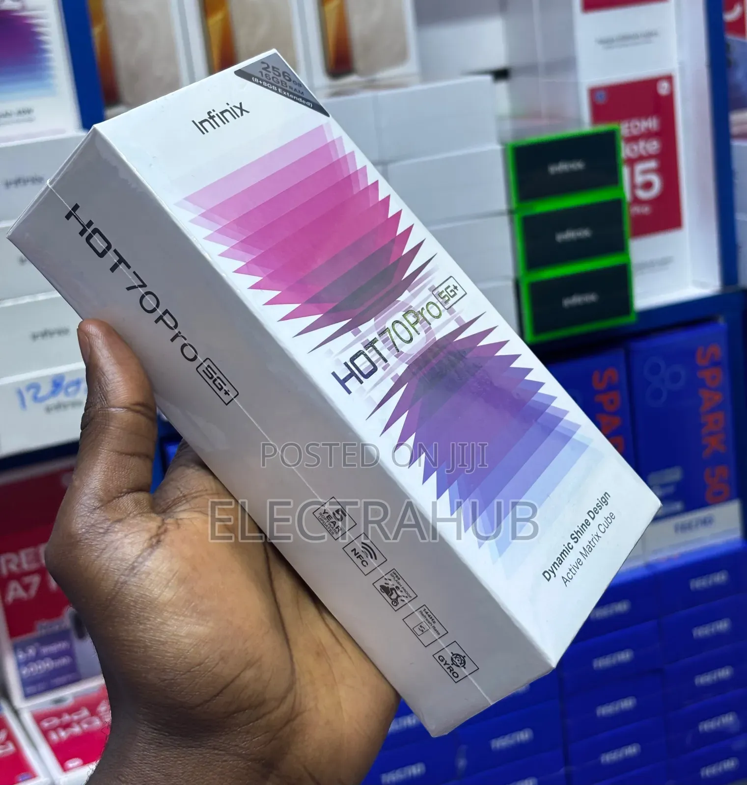 New Infinix Hot 70 Pro 5G+ 256 GB Black