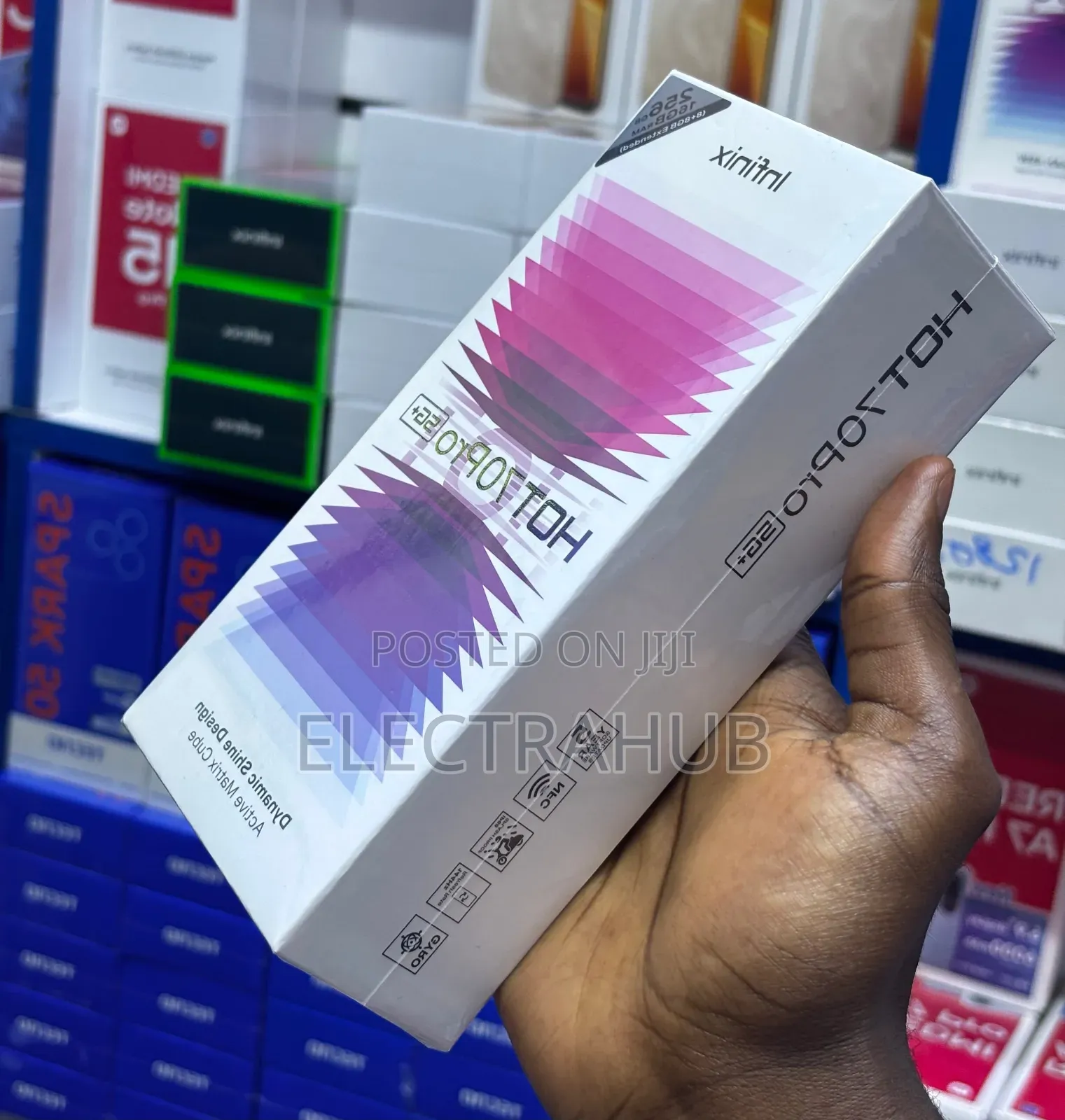New Infinix Hot 70 Pro 5G+ 256 GB Black