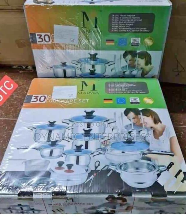 Marwa Germany 30pcs Stainless Steel Cookware Set - main view
