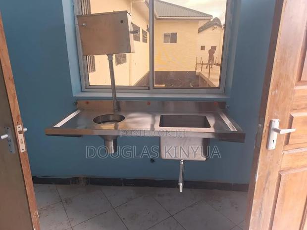 Stainless Steel Wall Mounted Surgical Sluice Sink: