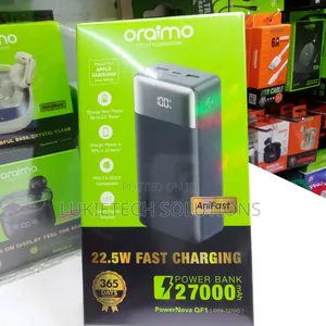 27000 Mah Reliable Powerbank 22.5 W Fast Charging