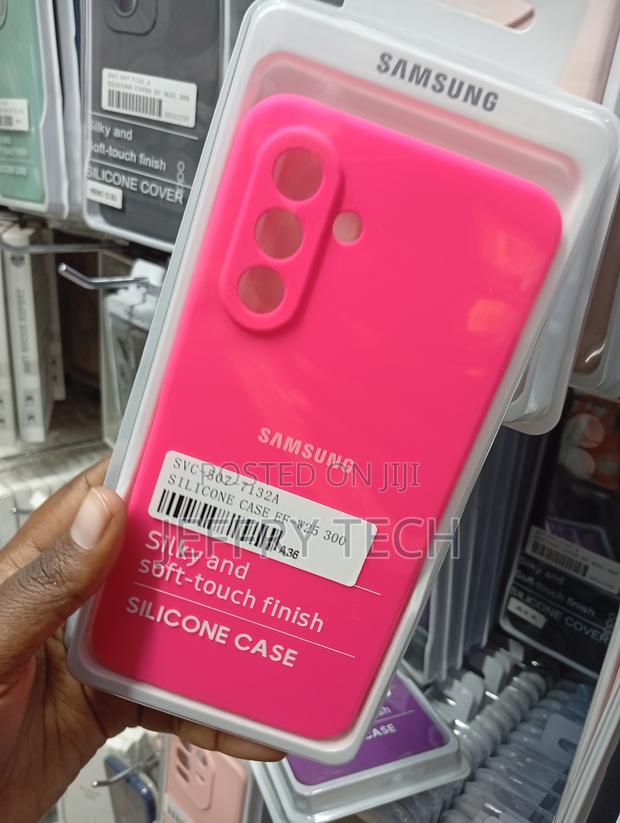 Samsung Galaxy A36 Silicone Case in High-Visibility Neon Pink Case - thumbnail 2