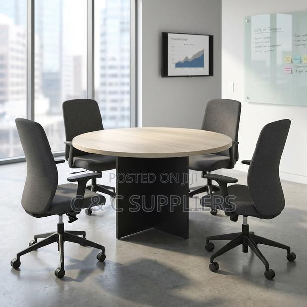 Round 4 Seater Office Meeting Table - thumbnail 3