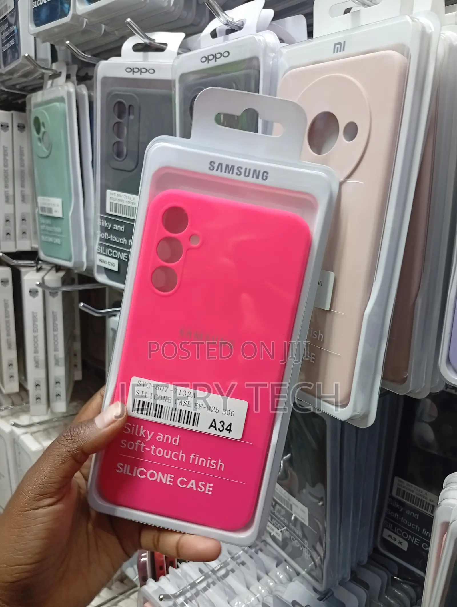 Samsung Galaxy A34 Hot Pink Samsung Silicone Case