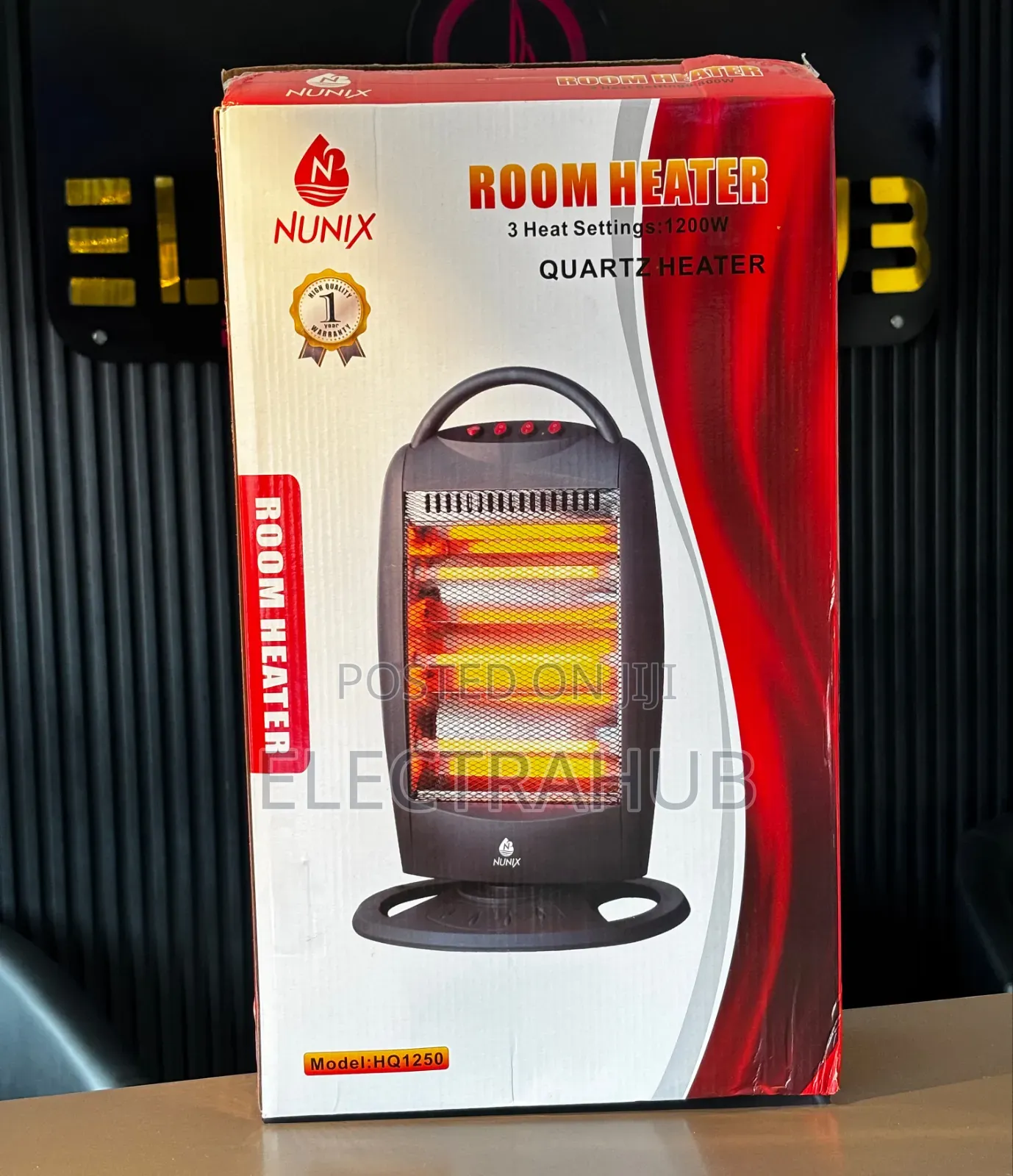 Nunix Quartz Heater Hq1250 Brand New Sealed