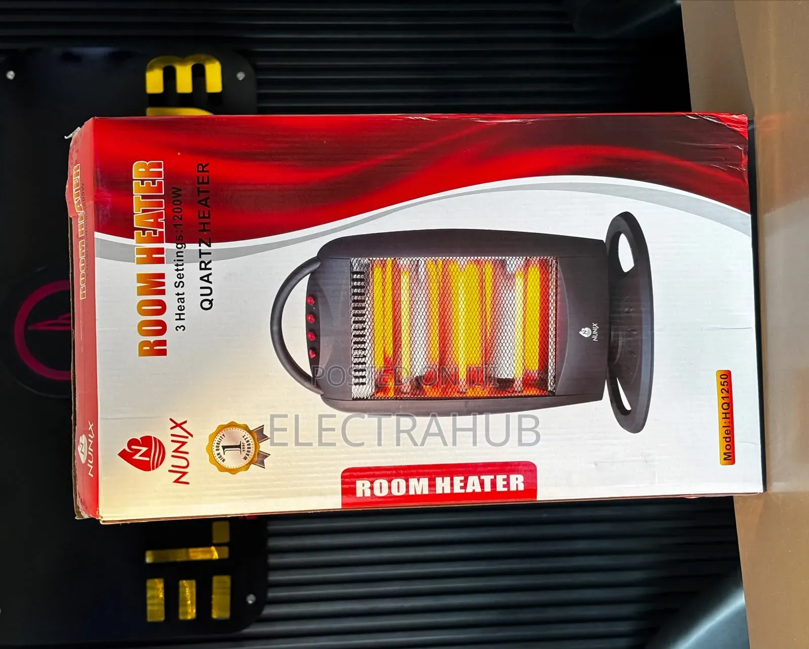 Nunix Quartz Heater Hq1250 Brand New Sealed