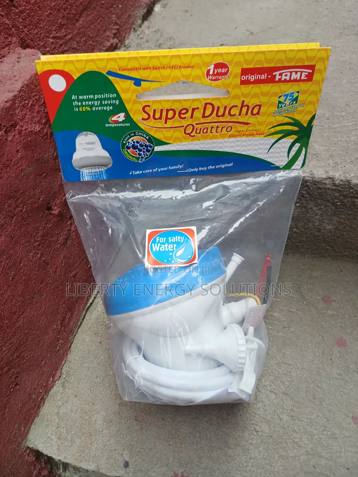 Superducha Quattro Instant Shower Head