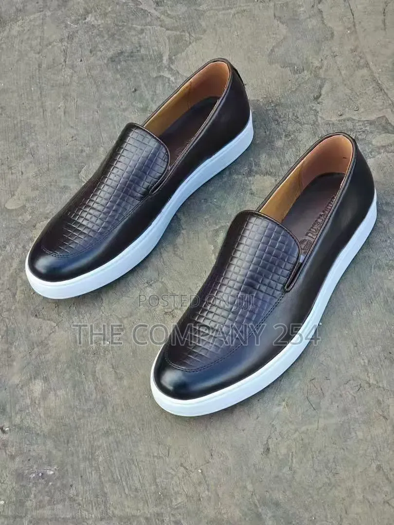 Quality Casual Leather Designer Slip on Loafers Shoes Available