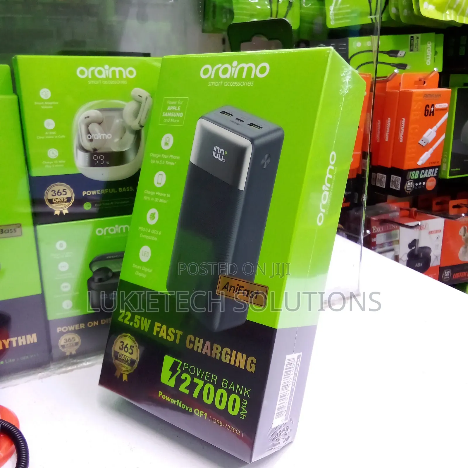 Oraimo Powerbank 27000 High Performance Powerbank 22.5 Watts