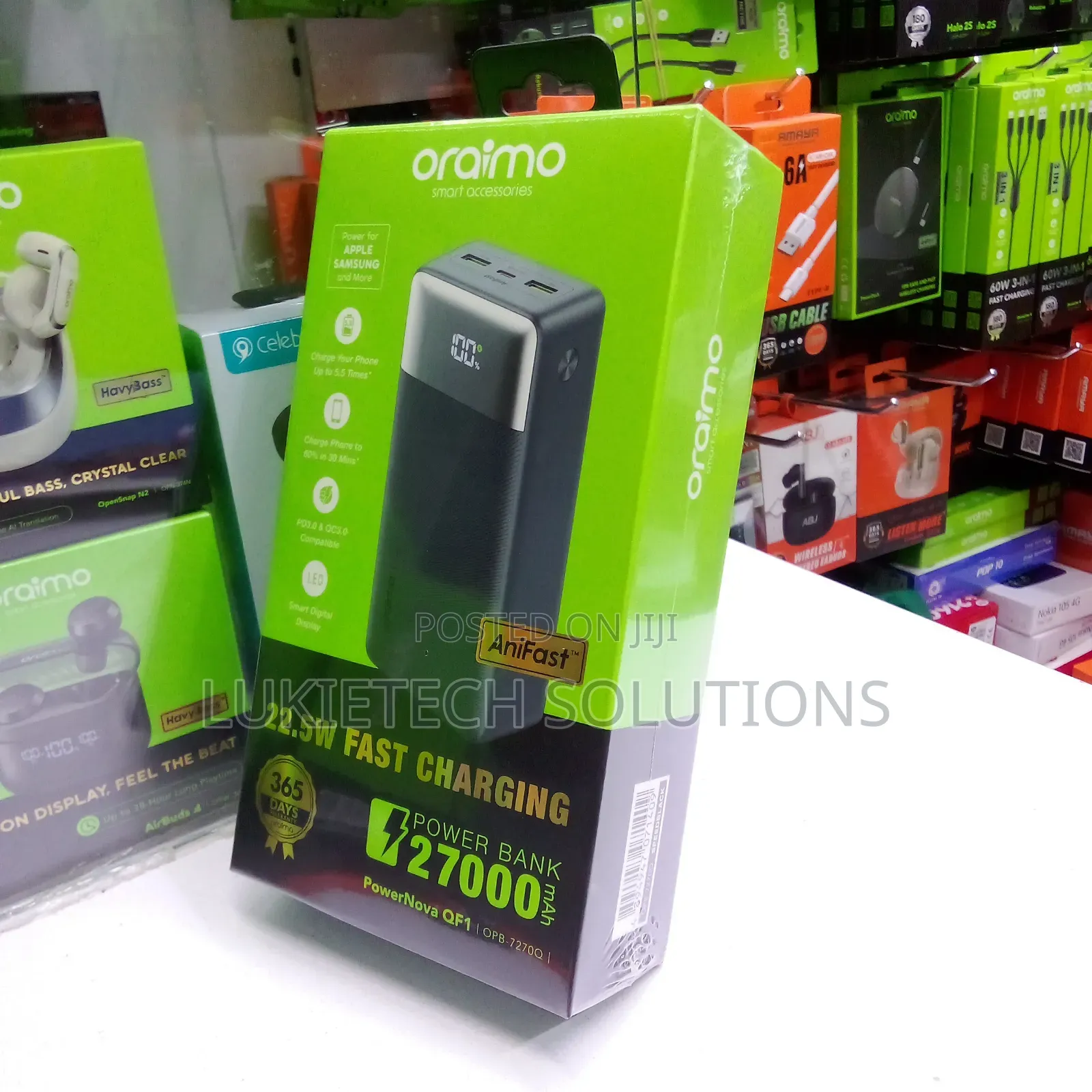 Oraimo Powerbank 27000 High Performance Powerbank 22.5 Watts