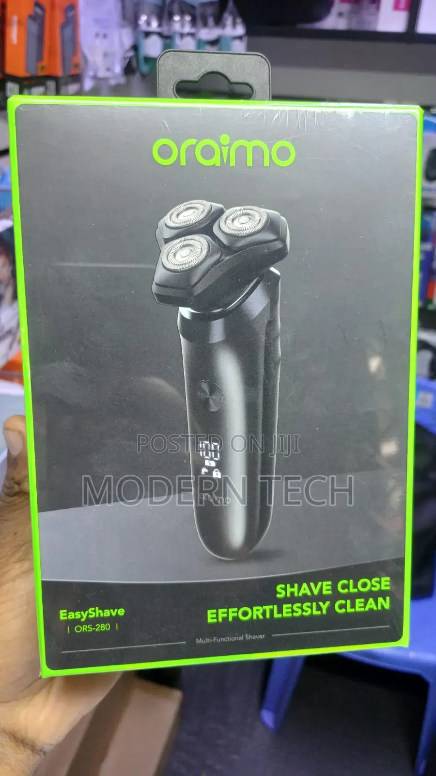 Oraimo Easyshave Digital Display Rechargeable Smoother Ors 280