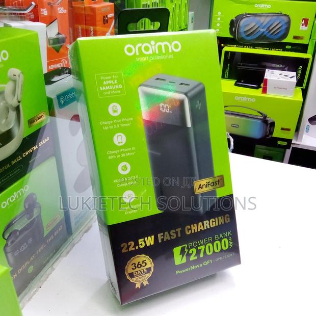 Oraimo Powerbank 27000 Mah 22.5 Watts Fast Charging Anifast Technology