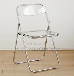 Party Chair: Plastic Portable Chair With Metal Coloured Sled Base