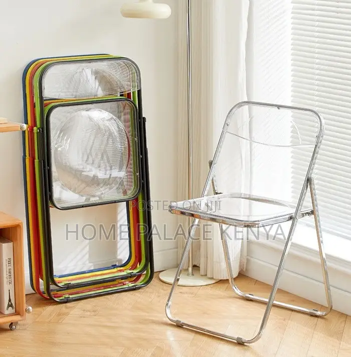Party Chair: Plastic Portable Chair With Metal Coloured Sled Base