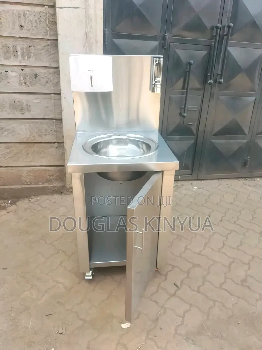 Stainless Steel Single Basin Hand Wash Sink: