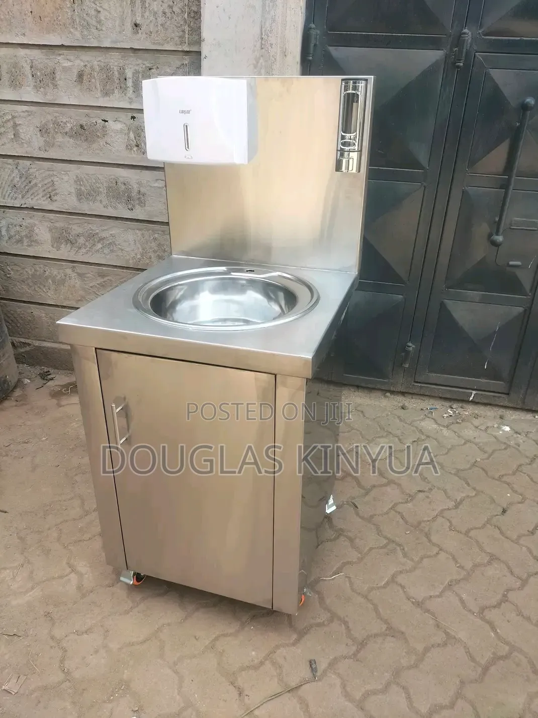Stainless Steel Single Basin Hand Wash Sink:
