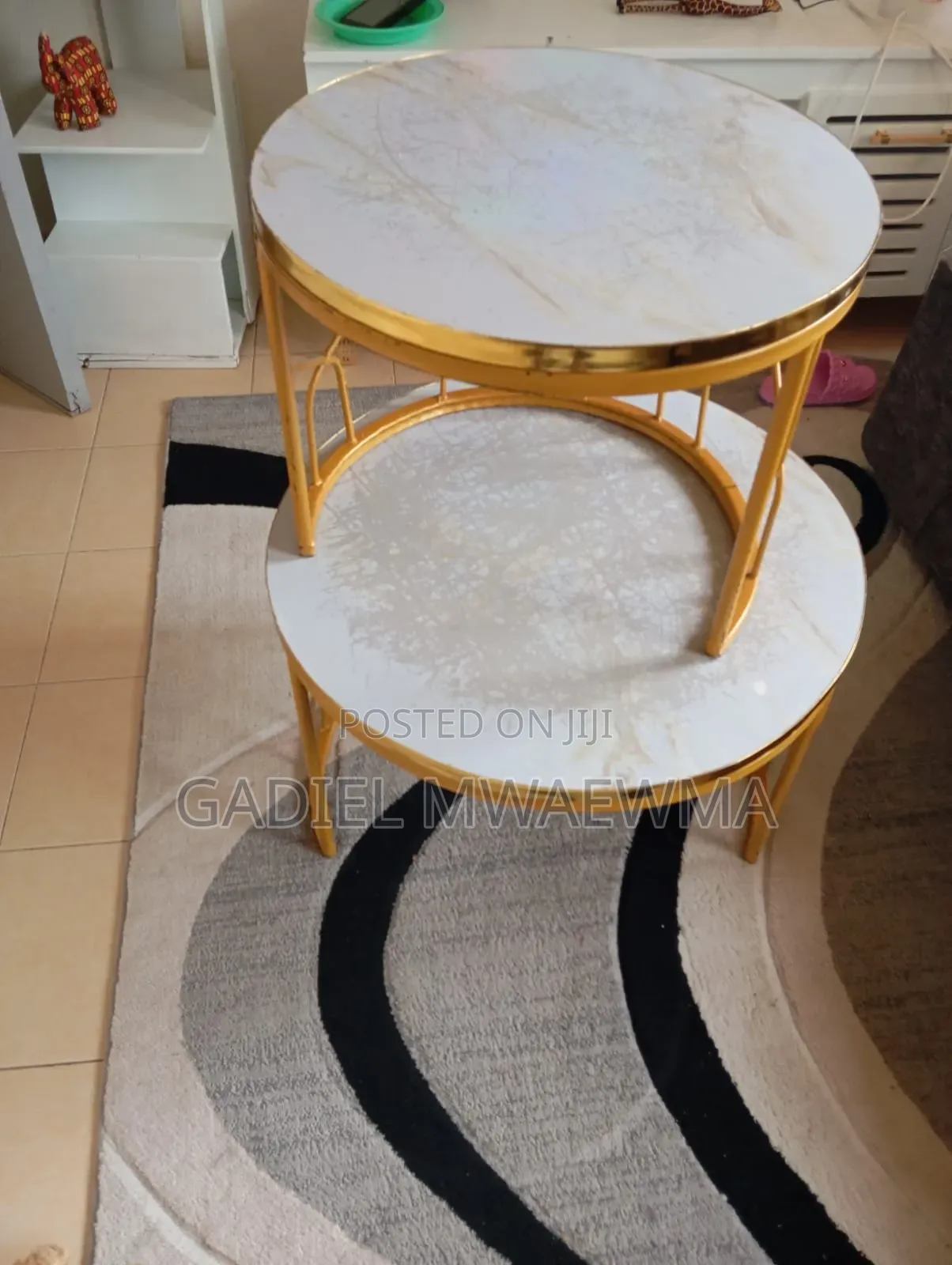 Used Grey L-Shaped Sofa in Good Condition. Comes With Mini Tables