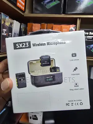 Sx-23 Dual Wireless Microphone for iPhone Android