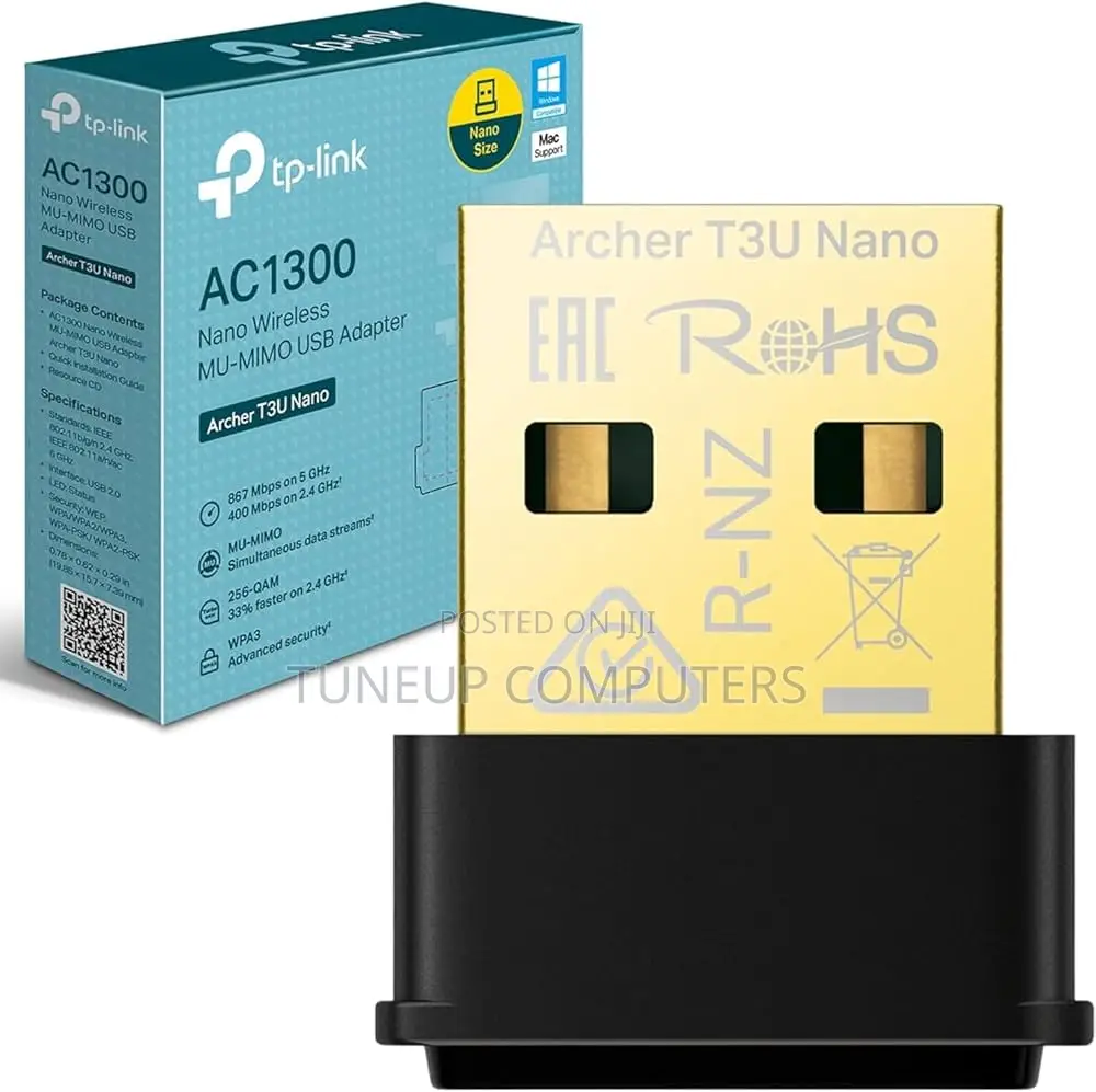 Tp-Link Ac1300 Mini Wireless Mu-Mimo Usb Adapter - Tl-Archer T3u