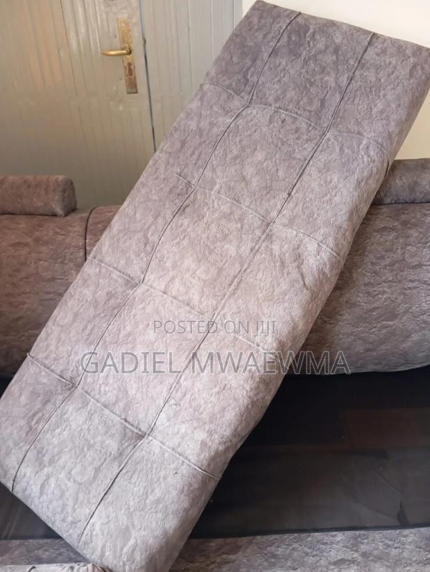 Used Grey L-Shaped Sofa in Good Condition. Comes With Mini Tables - thumbnail 10