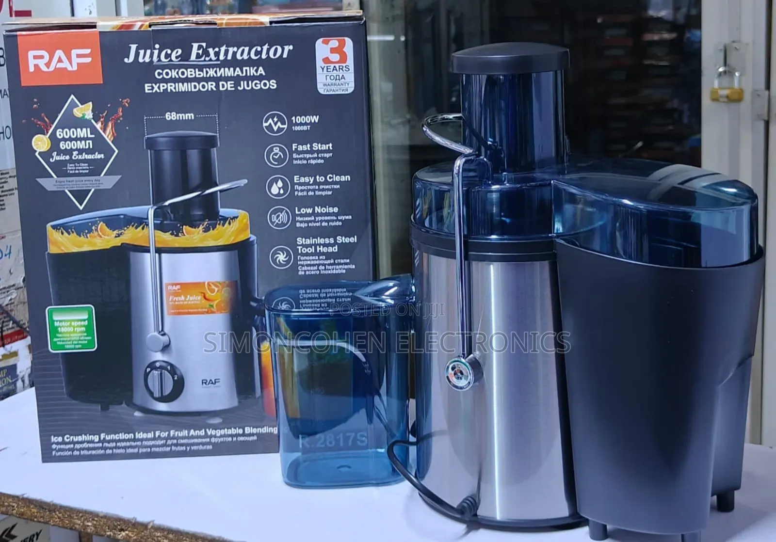 1000w Raf Juice Extractor Juicer