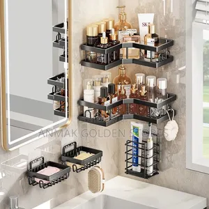 *Multipurpose 5pcs Set Rectangular and Corner Shelf