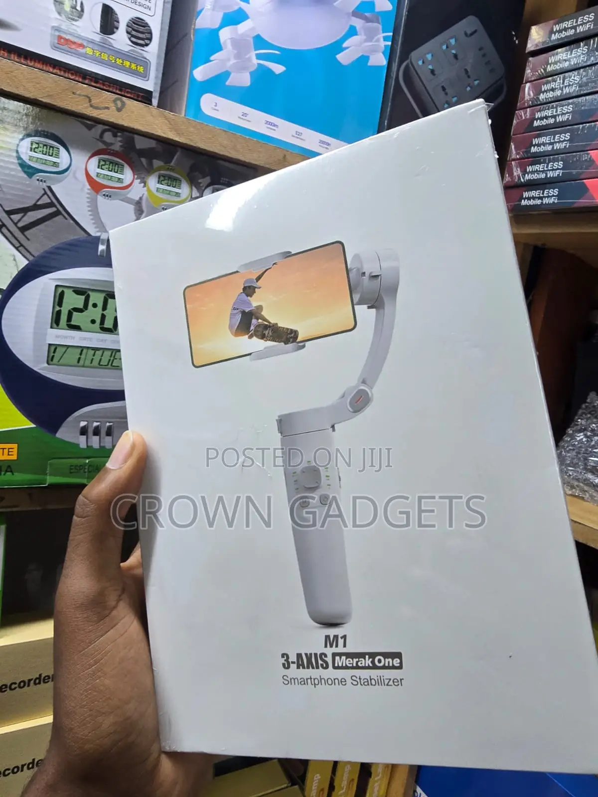 M1 Smartphone Gimbal With Bluetooth and Face Tracking