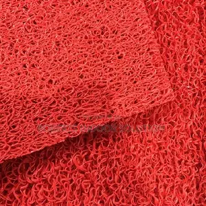 Modern Style Red PVC Coil Mat