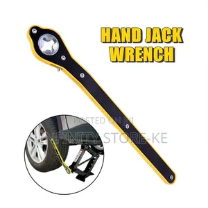 Universal Car Jack Ratchet Wrench – Heavy Duty Labor Saving Tire Tool