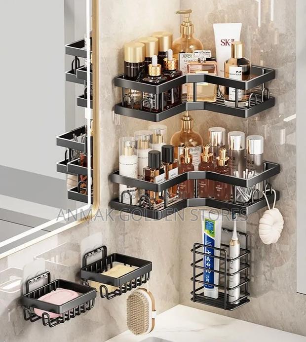 *Multipurpose 5pcs Set Rectangular and Corner Shelf - thumbnail 2