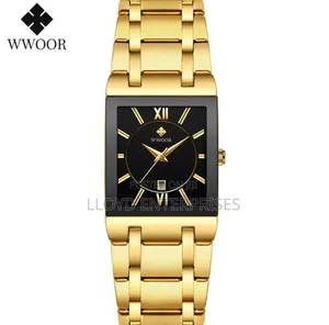 Wwoor Square Men Watch #8858