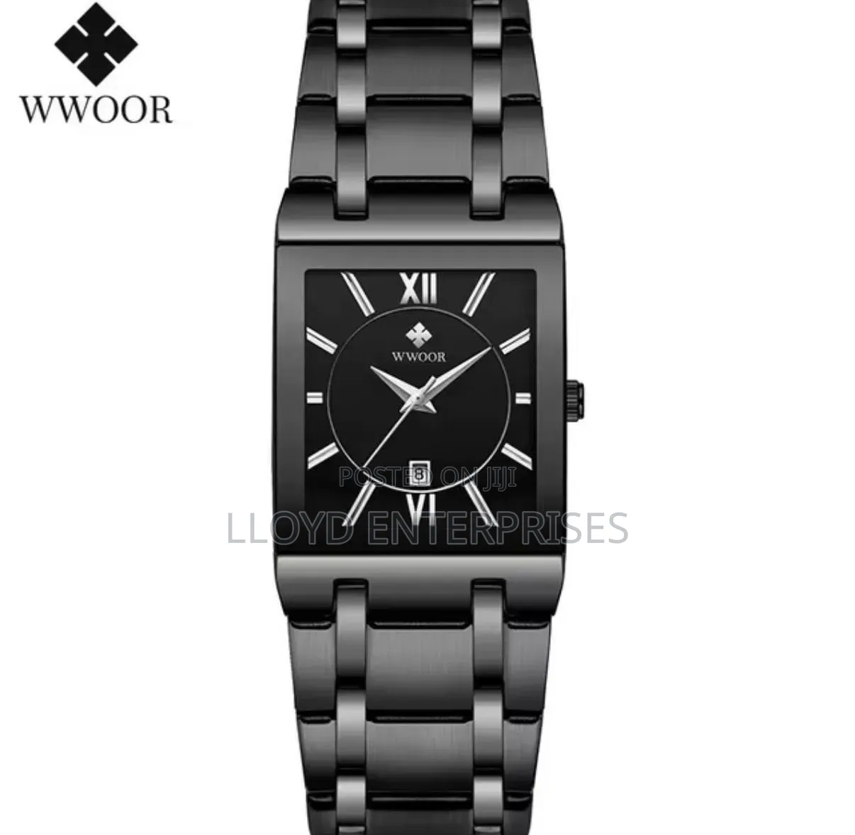 Wwoor Square Men Watch #8858