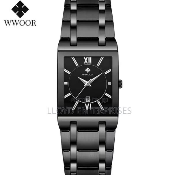 Wwoor Square Men Watch #8858 - thumbnail 5