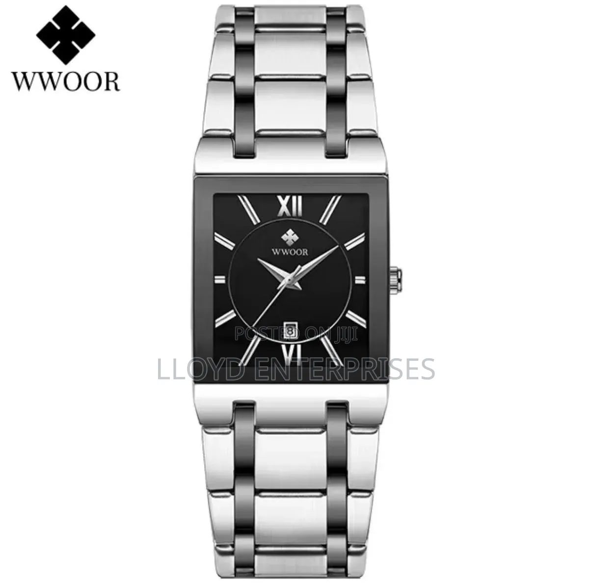 Wwoor Square Men Watch #8858