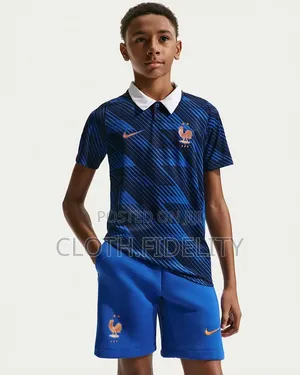France Home Kids World Cup Jersey 2026.