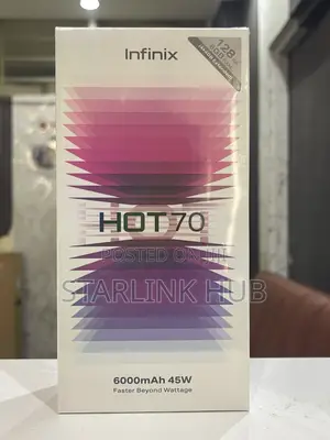 New Infinix Hot 70 128 GB Blue