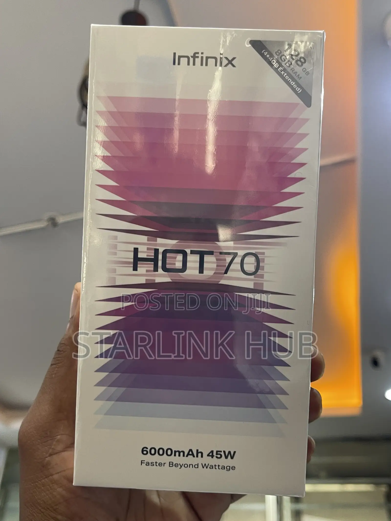 New Infinix Hot 70 128 GB Blue