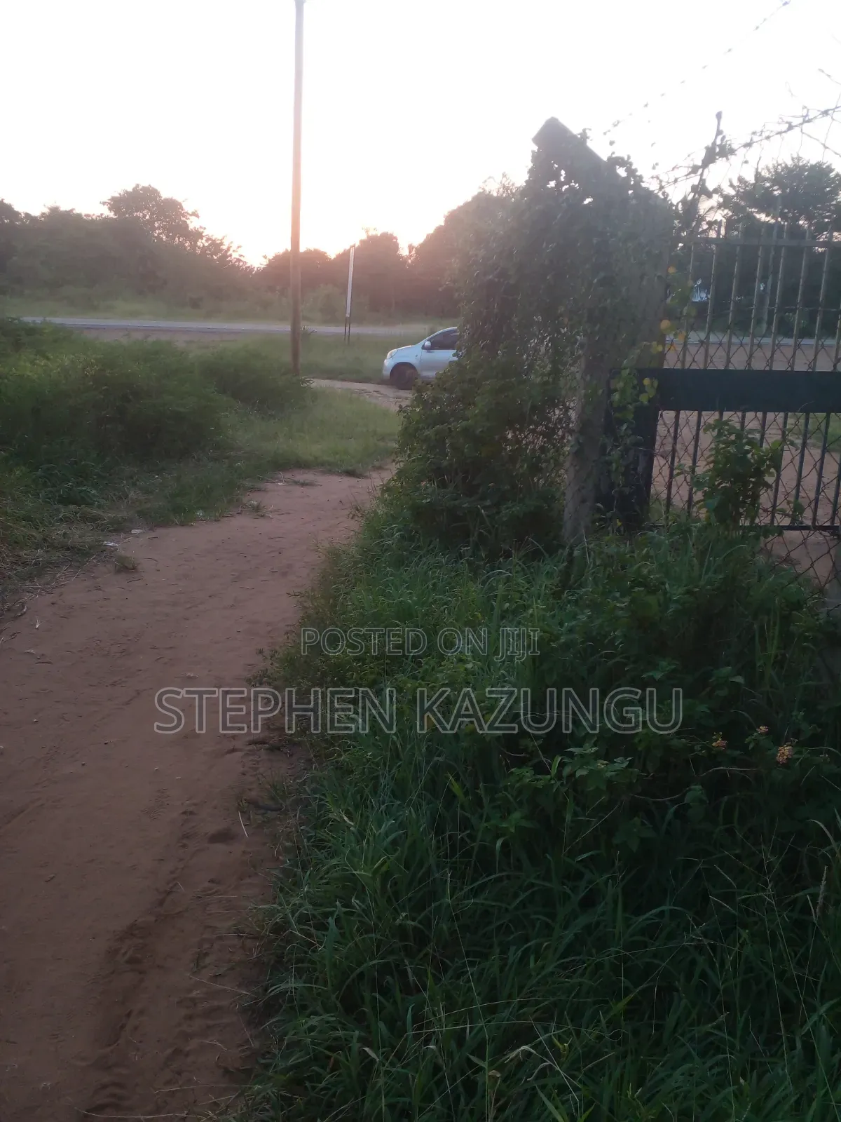 Slightly Big Than 1/2 Acre at Kinondo/Ganja La Simba on the Highway.
