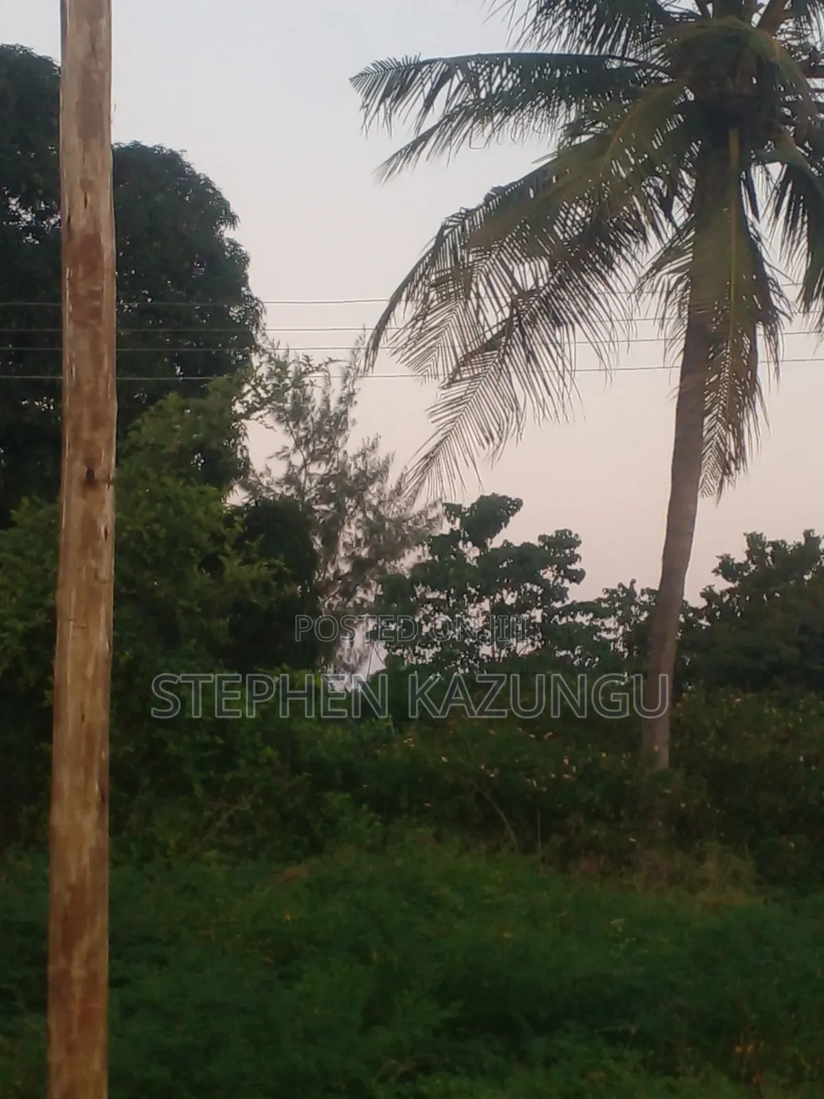 Slightly Big Than 1/2 Acre at Kinondo/Ganja La Simba on the Highway.