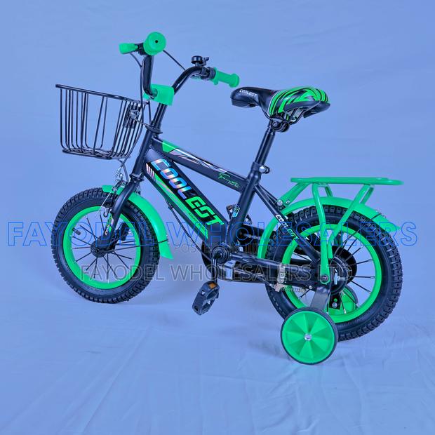 Coolest Children's Bike – 12 Inch Green Black