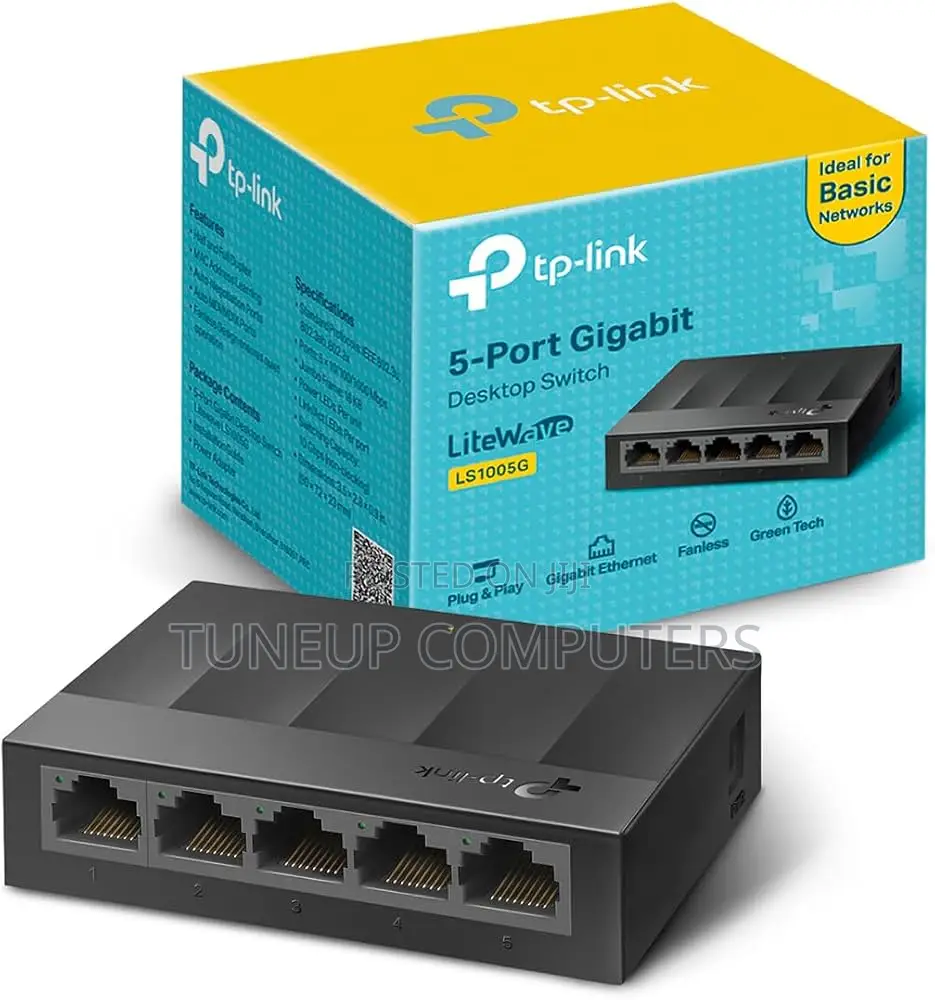 Tp-Link 5-Port 10/100mbps Desktop Network Switch - Tl-Ls1005