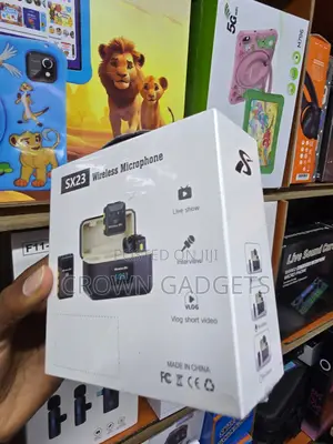 Sx23 Wireless Microphone With Charging Case for iPhone Android