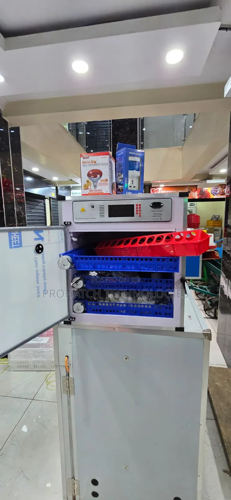 New 209 Eggs Incubator/ Fully Automatic Ac / Dc